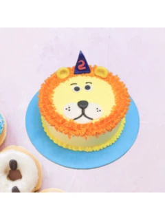 Lion Face Cake